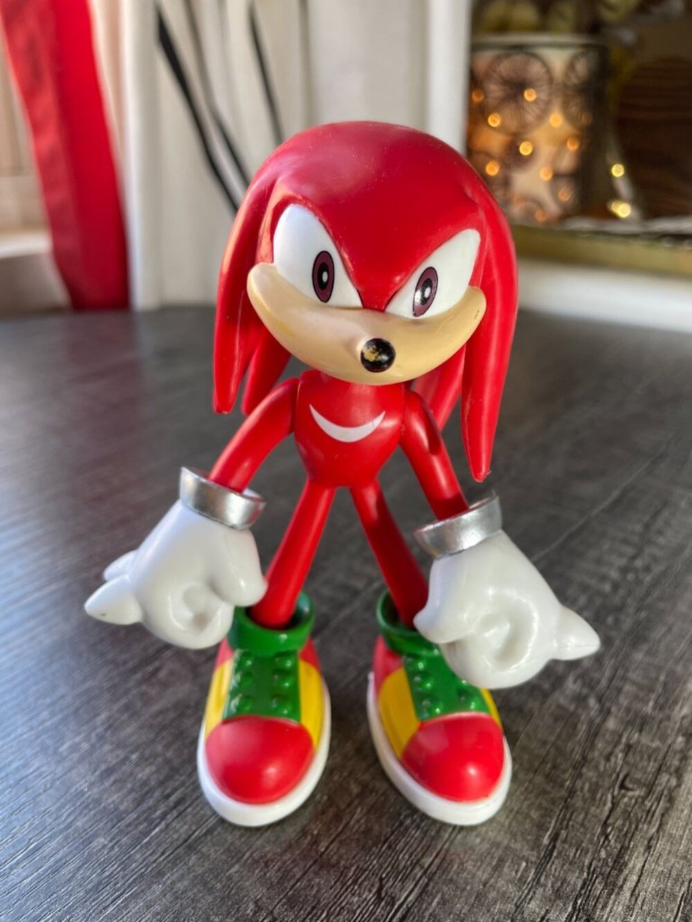 Knuckles Super Poser 5" Action Figure Toy Sonic The Hedgehog Sega collectable‎